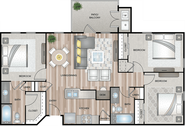 Floorplan - Oasis at Plum Creek (New)