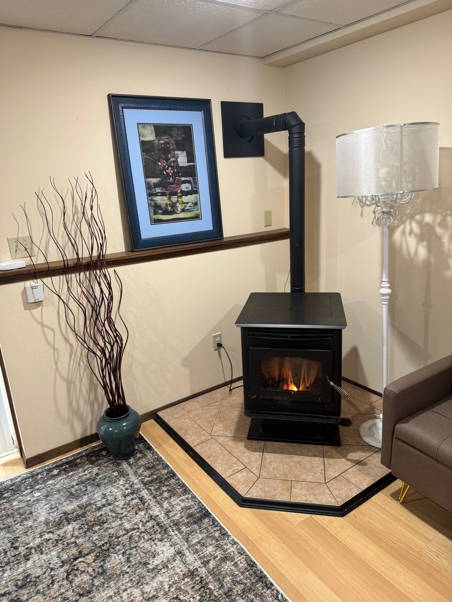 Pellet stove - 512 E 16th Ave