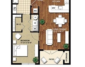 Floorplan - The Artisan on Mac Dill Apartments