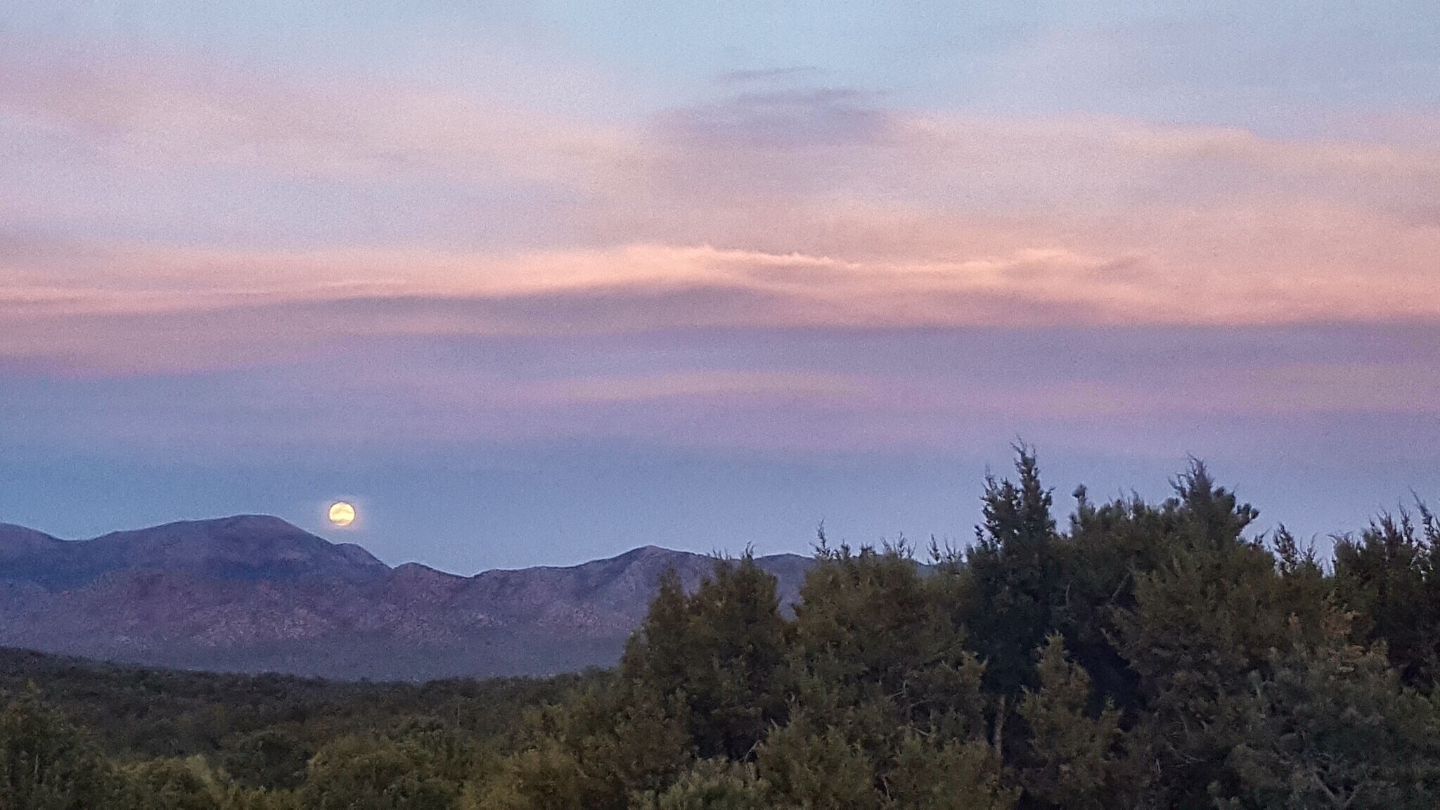 Full moon view from back patio - 6 Vista Bonita Dr