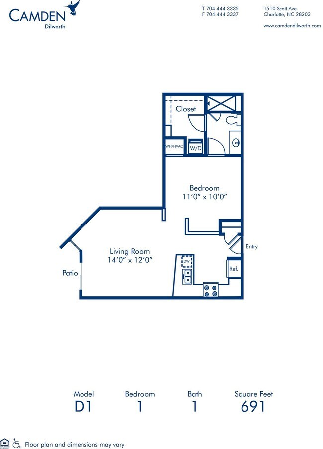 Floorplan - Camden Dilworth