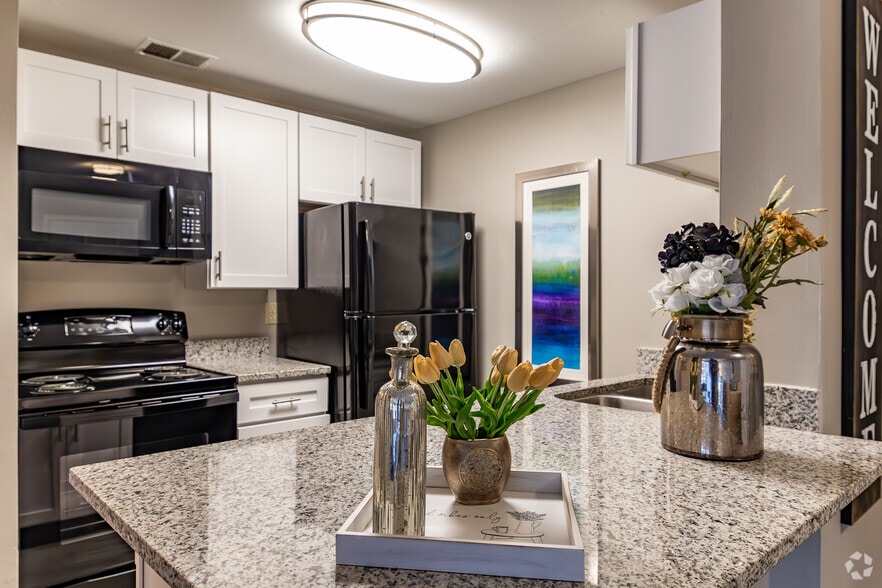 2BR, 1BA - 868SF - Kitchen - The Oaks