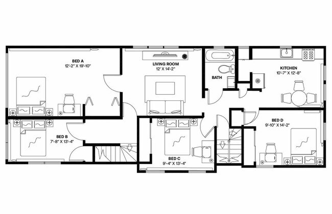 Building Photo - Room in Shared 4 bed/1 bath home