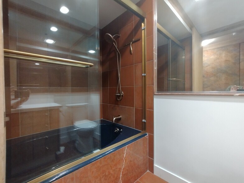 Guest tub/shower with new fixtures - 121 S Hope St