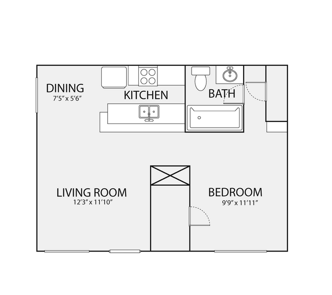 Floorplan - The Mark Embers Apartments