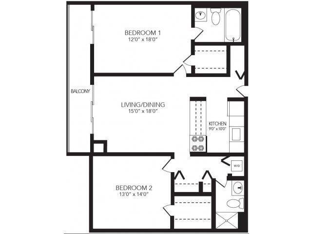 Floorplan - 2460 Peachtree