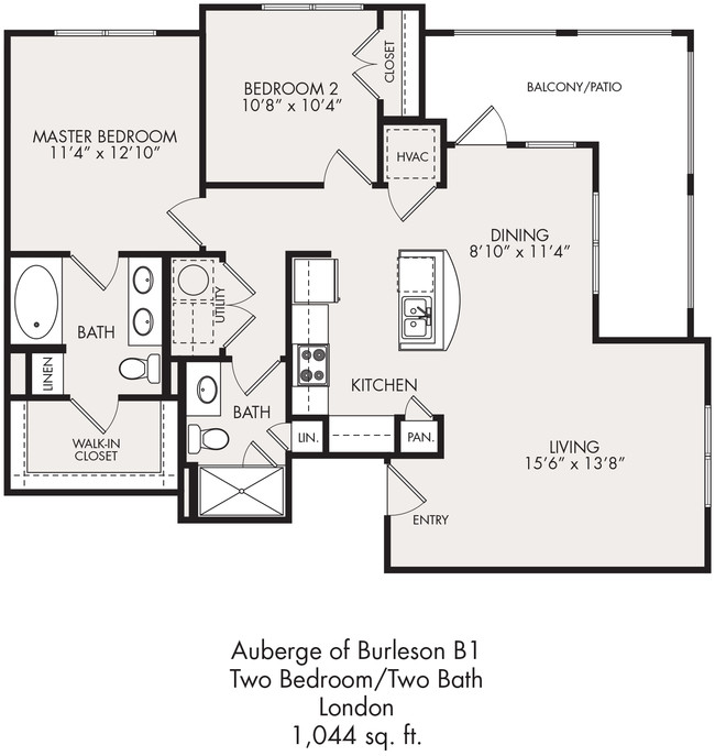 Floorplan - Auberge of Burleson