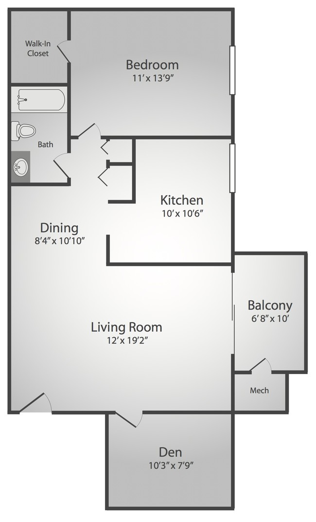 Floorplan - Chesapeake Village Apartments