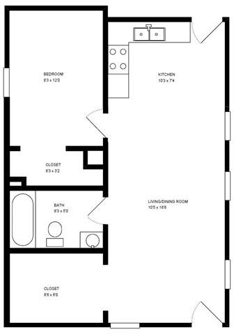 Floorplan - 1620 N Marshfield