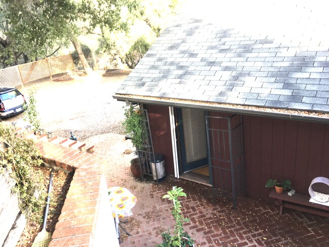 Back of studio - 21031 Hillside Dr