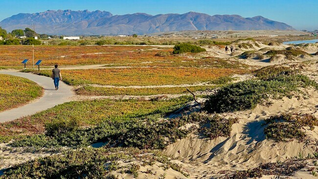 Hiking trails and distant mountains in direction of Malibu. - 532 Ebbtide Cir