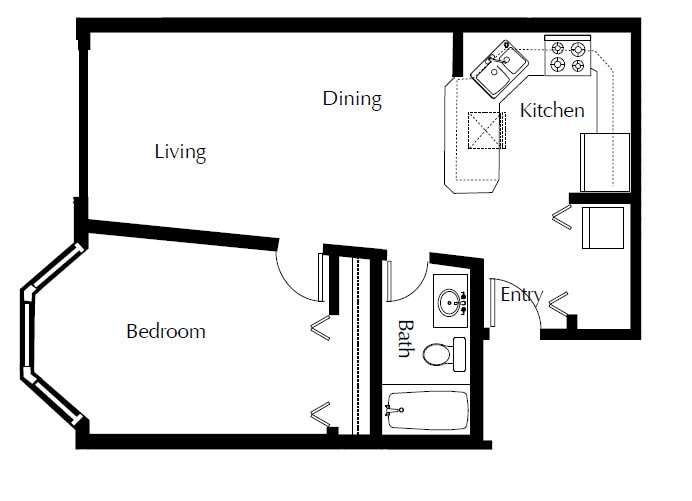 Floor Plan - 621 5th Ave N