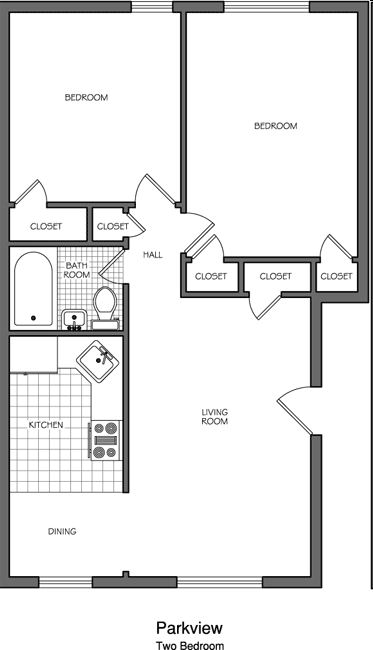 2BR/1BA - 3901 on the Boulevard