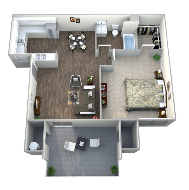 Floorplan - Riverton of the High Desert Apartments