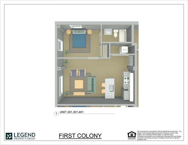 Floorplan - First Colony Flats