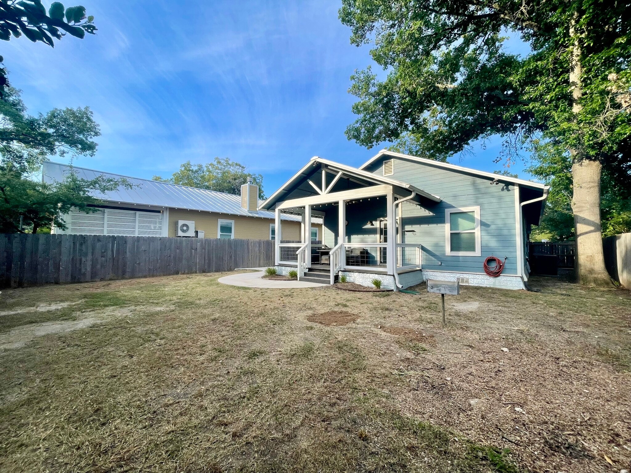 Back yard - 417 S Washington Ave