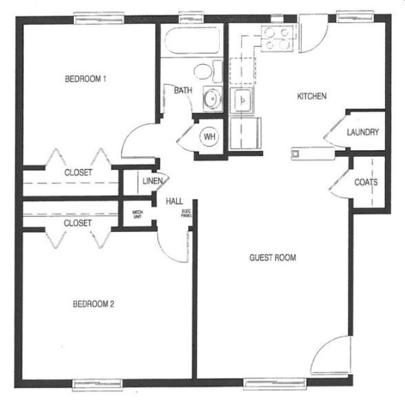 Floorplan - Cascades on the River