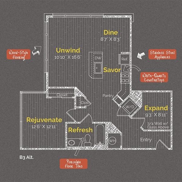 Floorplan - The Maxwell