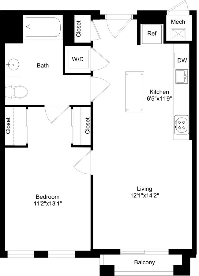 Floorplan - The Swift at Petworth Metro