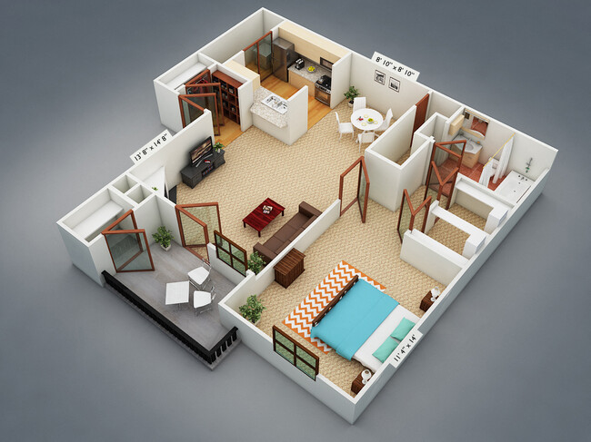 Floorplan - Pines at Marston Lake