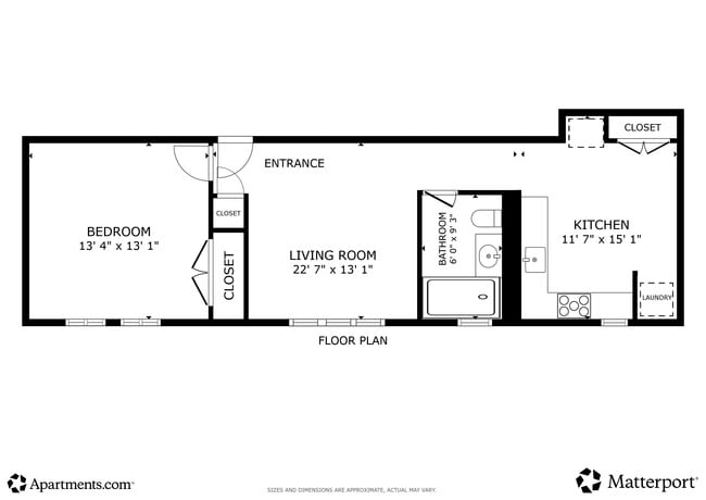 1BR, 1BA - 750SF - Sandcastle Revere Beach