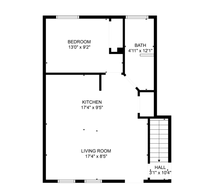 Upstairs Layout - 564 W 2nd Ave