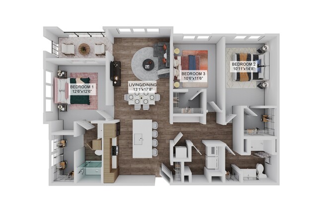 Floorplan - The Stadler Luxury Apartments