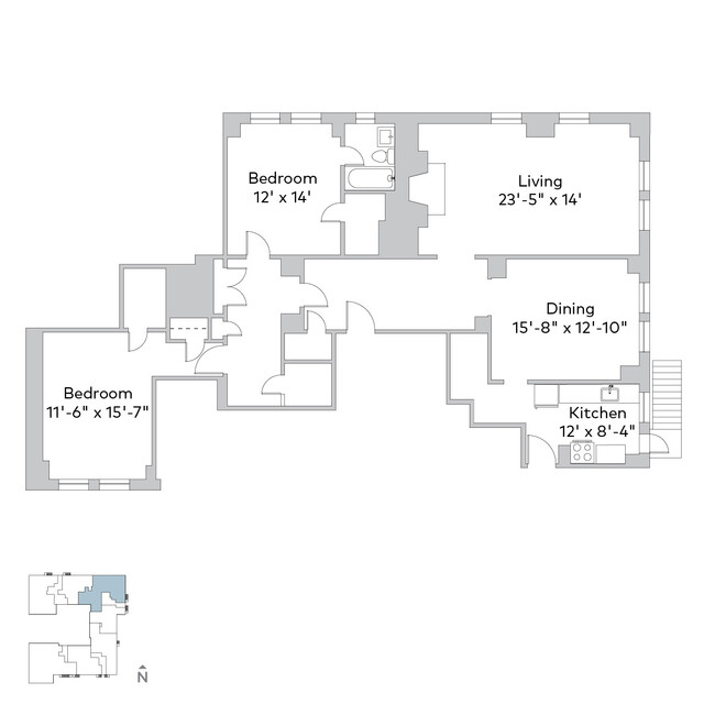 Floorplan - Cloisters