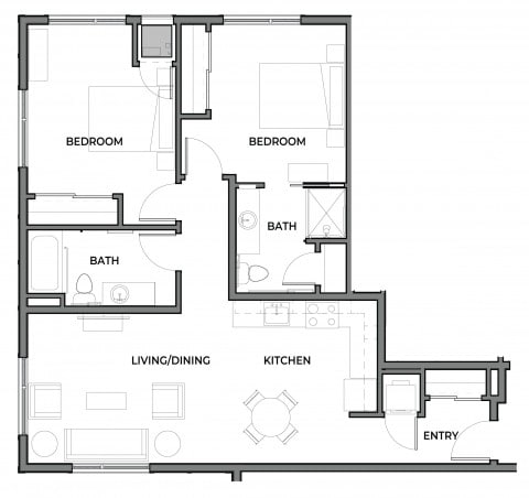 Floorplan - Global Pointe Senior Community
