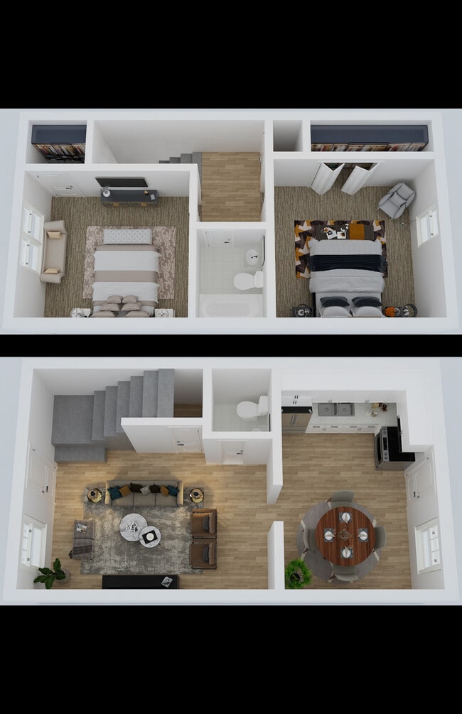 Floorplan - Marble Street Rentals in Charlotte, NC