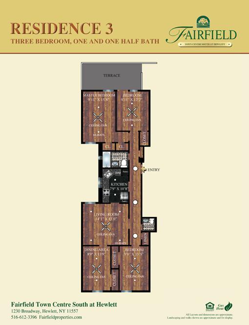 Floorplan - Fairfield Town Centre South At Hewlett