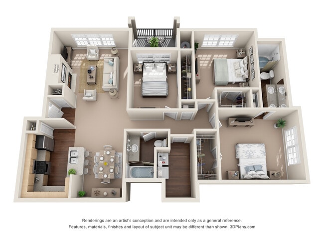 Floorplan - Sonterra Apartment Homes