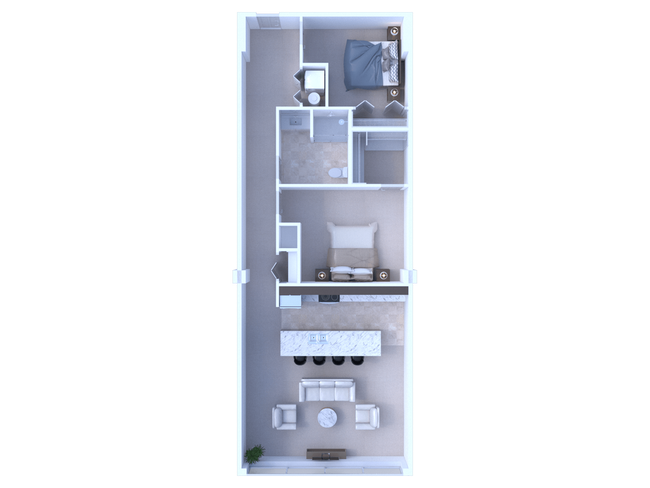 1 Bedroom / 1 Bathroom w/ Den - Apartments at River View