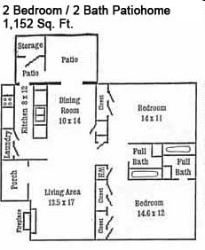 2BR/2BA - The Lorient