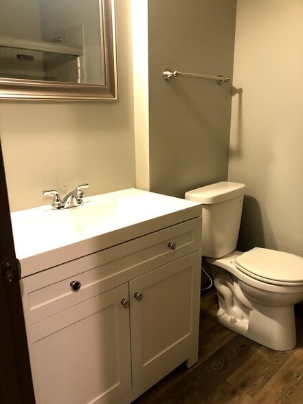 Bathroom vanity with storage - 3808 SE Cesar Estrada Chavez Blvd