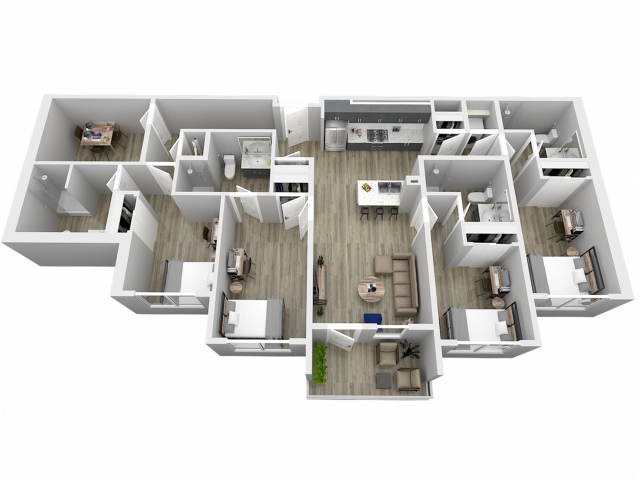 3D image of Floor Plan - 320 West Mag