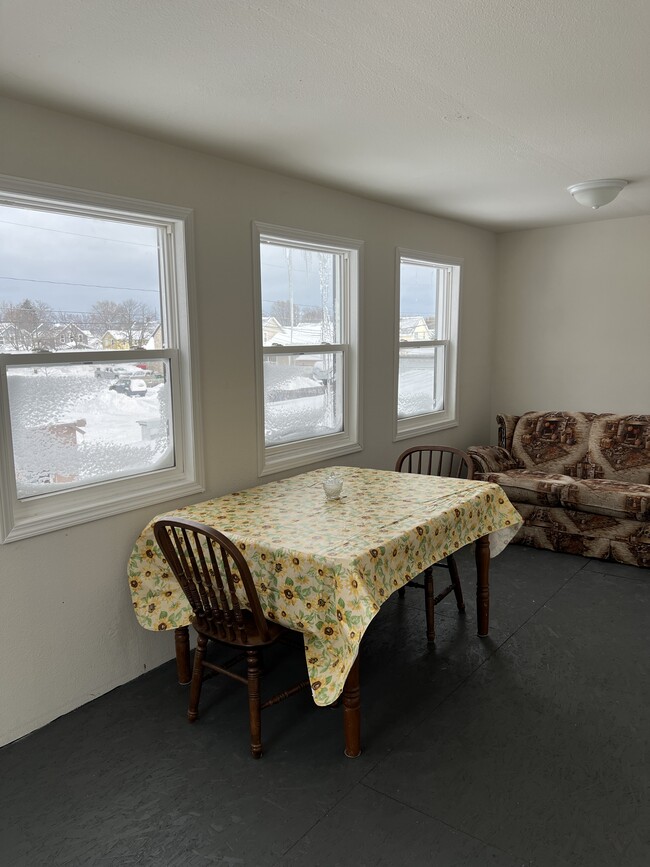 Newly remodeled spacious sun porch with furniture - 802 Main St