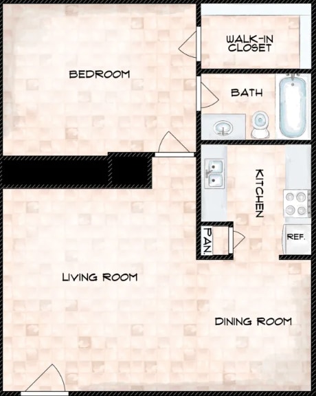Floorplan - Southern Oaks Apartments