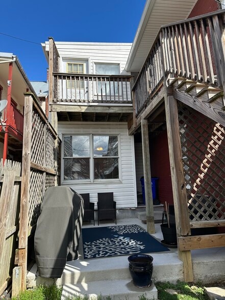 private patio off the kitchen - 316 East Patrick Street