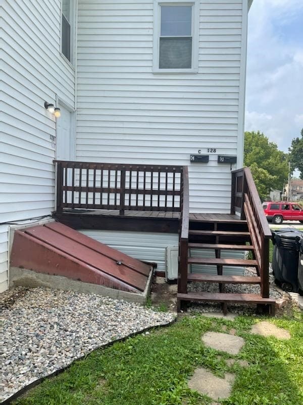 back deck entry - 128 W Ohio St