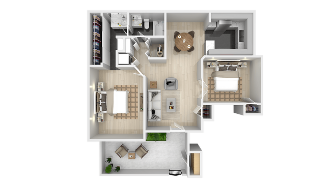 Floorplan - The Resort at Encinitas Luxury Apartment Homes