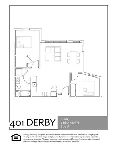 Floorplan J - 401 Derby
