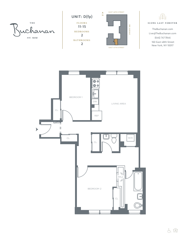 Floorplan - The Buchanan