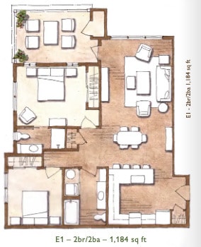 Floorplan - Acequia Lofts