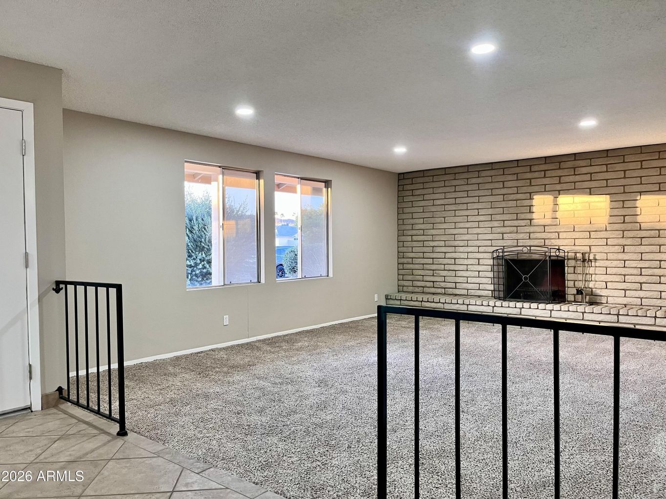 Fireplace in living room - 11625 S Mohave St