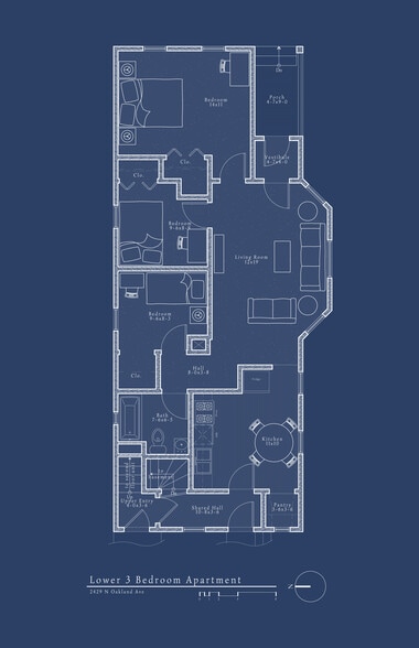 Floor Plan - 2429 N Oakland Ave