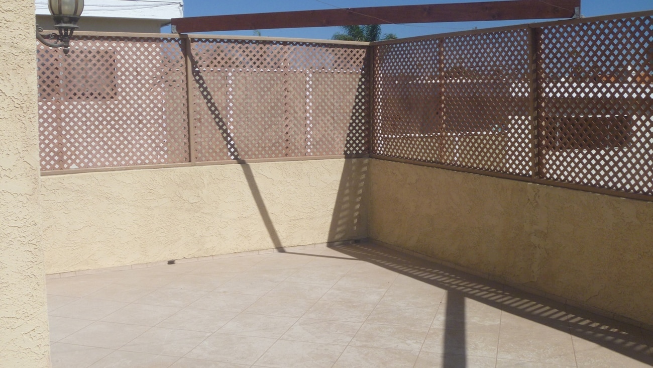 PATIO DECK-EAST SIDE VIEW - 2106 Clark Ln