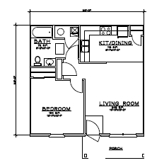 1BR/1BA - Edwards Crossing I