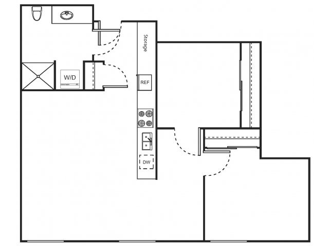 Two Bedroom B - Marketside Flats