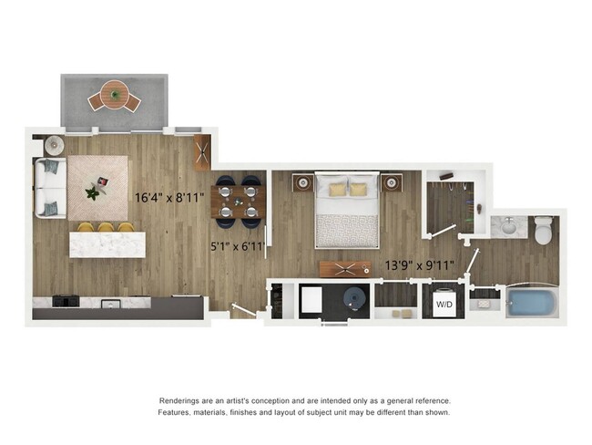 Urban 2 Floor Plan at Cottonwood Broadway - Cottonwood Broadway